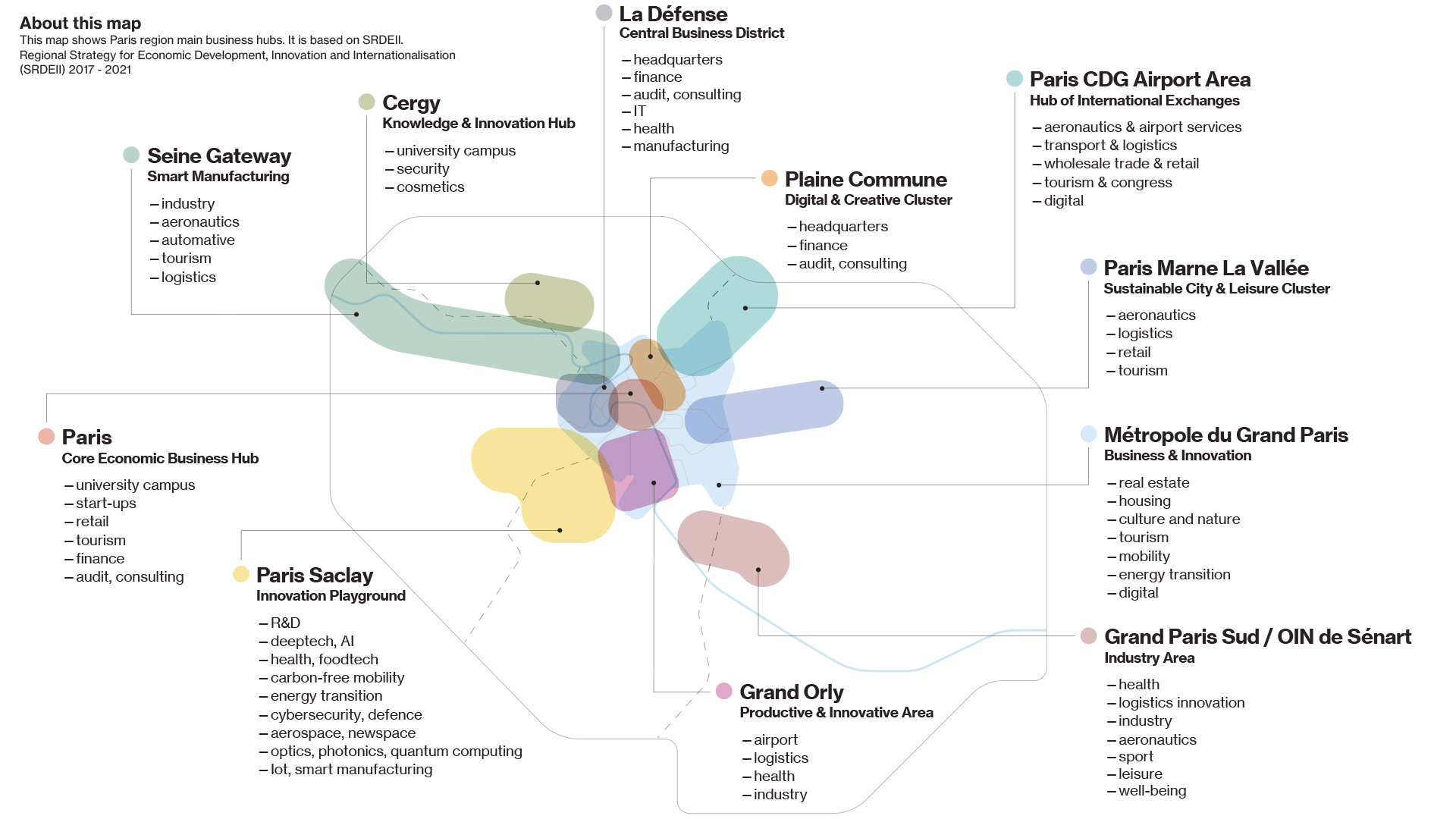 Paris Region Map